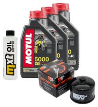 Pacchetto di ispezione 3L 10W-40+filtro olio per Cagiva Elefant 650 ccm Anno 1985 - 1989