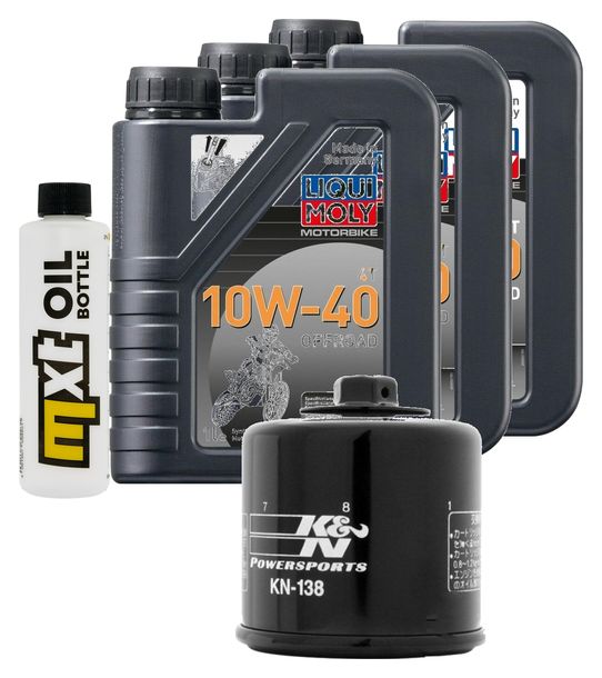 Pacchetto di ispezione 3L 10W-40+filtro olio per Cagiva V-Raptor 650 ccm Anno 2008