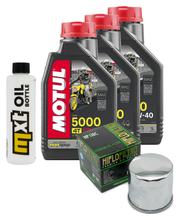 Inspectiepakket 3L 10W-40 + oliefilter voor Cagiva V-Raptor 650 ccm Bj. 2008