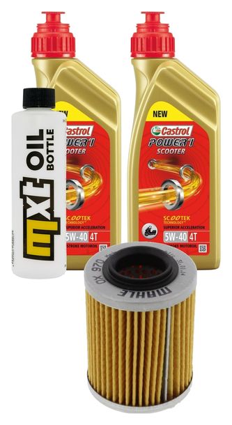 Inspection package 2L 5W-40 + oil filter for Bombardier - Can-am Maverick R Max Trial Outlander 650 - 1000 ccm Year 2014 - 2021