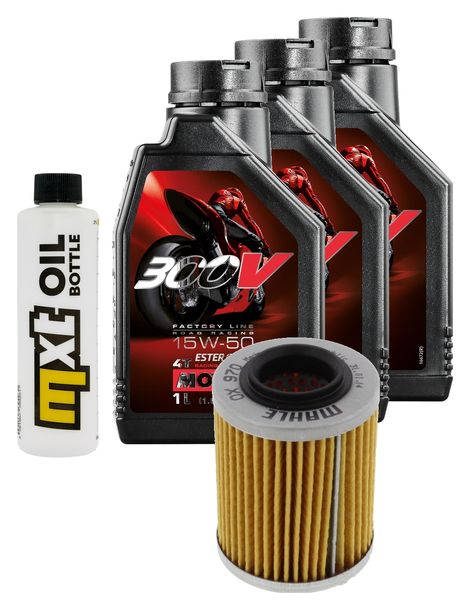 Ensemble d'inspection 3L 15W-50+filtre à huile pour CF Moto CForce i 450 ccm Année 2016 - 2020