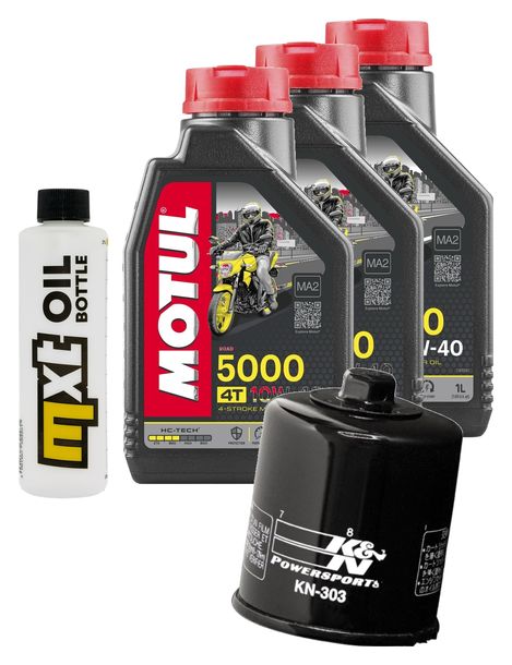 Ensemble d'inspection 3L 10W-40+filtre à huile pour CF Moto NK 650 ccm Année 2021