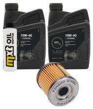 Inspectiepakket 2L 10W-40 + Oliefilter voor Derbi Mulhacen Cafe GPR Nude Racing 125cc bouwjaar 2007 - 2011