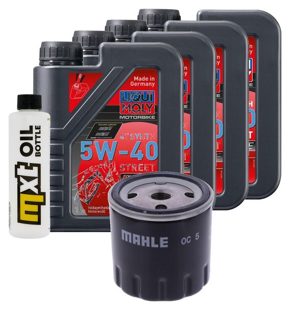 Pacchetto di ispezione 4L 5W-40+filtro olio per Ducati S Biposto 748 ccm Anno 2003