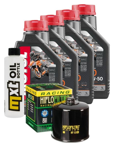 Inspektionspaket 4L 10W-50 + Ölfilter für Ducati Strada SPS 888 / 996 ccm Bj. 1995 - 2000