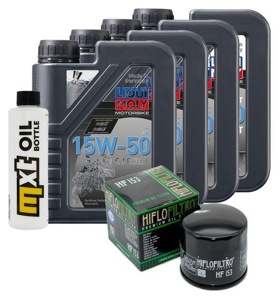 Pacchetto di ispezione 4L 15W-50+filtro olio per Ducati Diavel Carbon 1200 ccm Anno 2012 - 2015