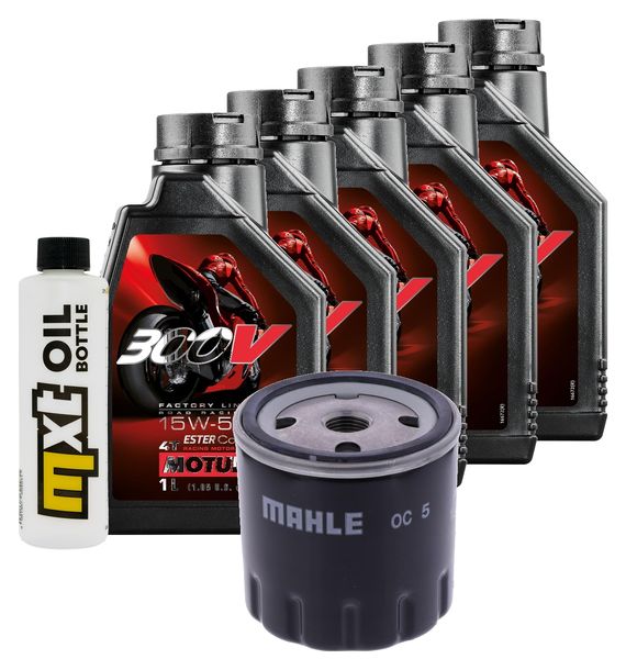 Inspektionspaket 5L 15W-50 + Ölfilter für Ducati Multistrada Enduro 1260 ccm Bj. 2019 - 2020