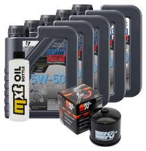 Paquet d'inspection 5L 15W-50 + filtre à huile pour Ducati Multistrada Enduro 1260 ccm Année 2019 - 2020