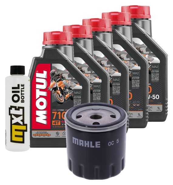 Inspektionspaket 5L 10W-50 + Ölfilter für Ducati Multistrada Enduro 1260 ccm Bj. 2021
