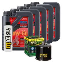 Paquet d'inspection 5L 10W-50 + filtre à huile pour Ducati Multistrada Enduro 1260 ccm Année 2021