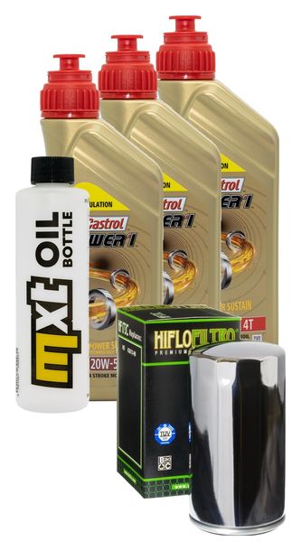 Inspektionspaket 3L 20W-50 + Ölfilter für Harley Davidson FXDB 80 Sturgis 1340 ccm Bj. 1980 - 1982
