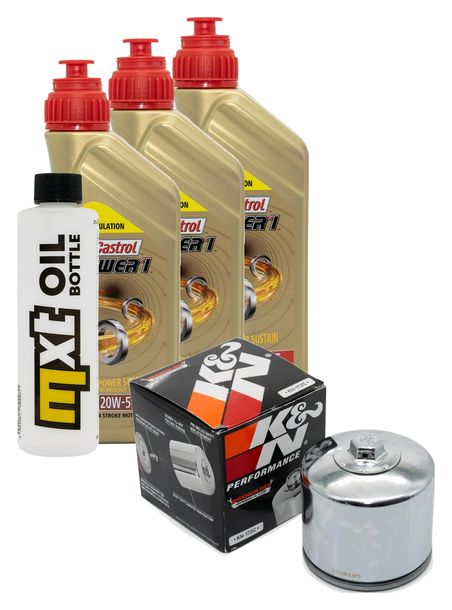 Inspektionspaket 3L 20W-50 + Ölfilter für Harley Davidson FXSB-80 Low Rider 1340 ccm Bj. 1983 - 1985