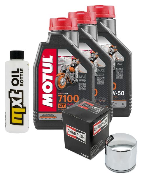 Inspektionspaket 3L 20W-50 + Ölfilter für Harley Davidson FXSB-80 Low Rider 1340 ccm Bj. 1983 - 1985