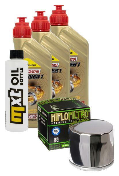 Inspektionspaket 3L 20W-50 + Ölfilter für Harley Davidson FXWG-80 Wide Glide 1340 ccm Bj. 1983