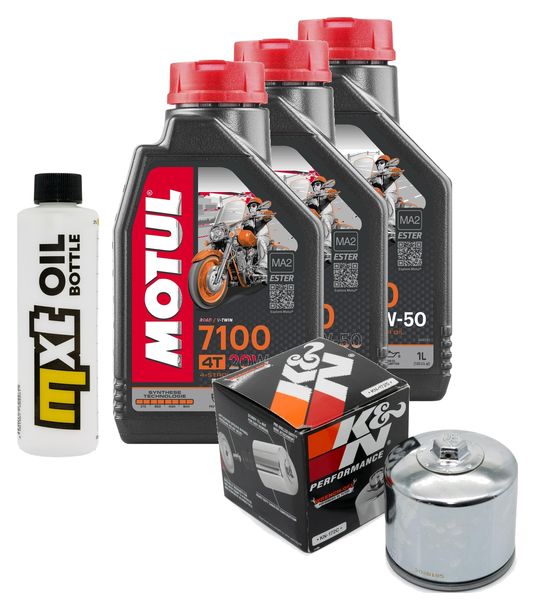 Inspektionspaket 3L 20W-50 + Ölfilter für Harley Davidson FXWG-80 Wide Glide 1340 ccm Bj. 1983