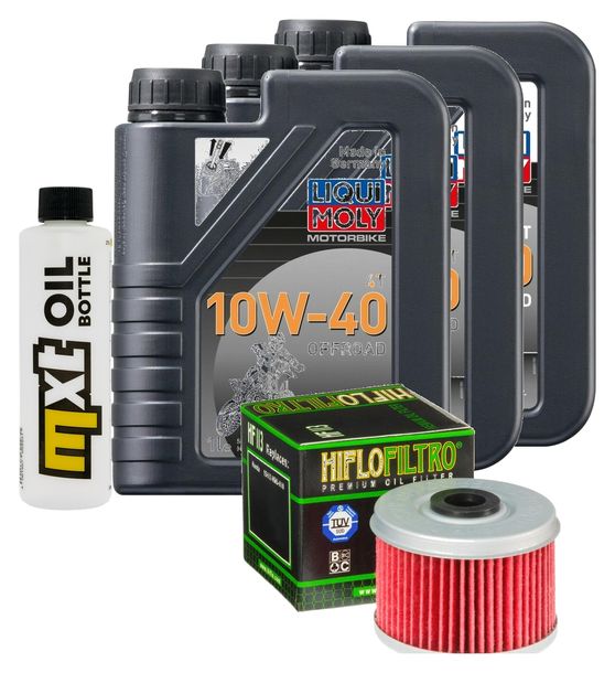 Pacchetto di ispezione 3L 10W-40+filtro olio per Honda TRX Fourtrax 350 ccm Anno 2000
