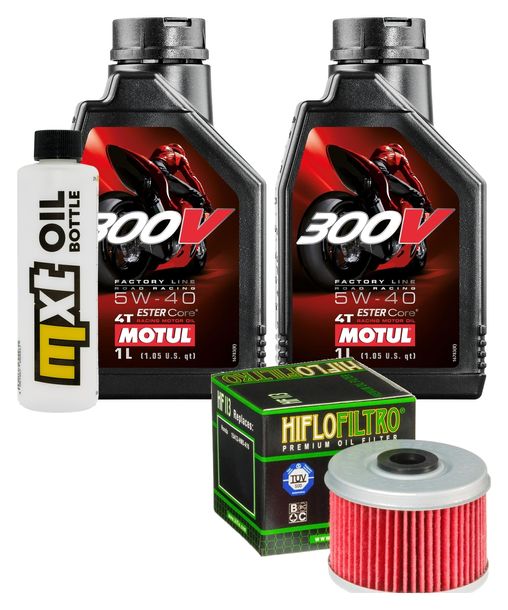 Inspection package 2L 5W-40 + oil filter for Honda TRX EX Sportrax 400 ccm Year 2002 - 2004