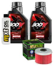 Inspektionspaket 2L 5W-40 + Ölfilter für Honda TRX EX Sportrax 400 ccm Bj. 2002 - 2004