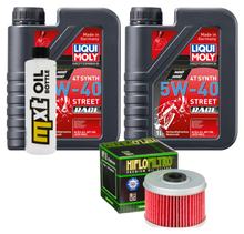 Inspektionspaket 2L 5W-40 + Ölfilter für Honda TRX EX Sportrax 400 ccm Bj. 2002 - 2004