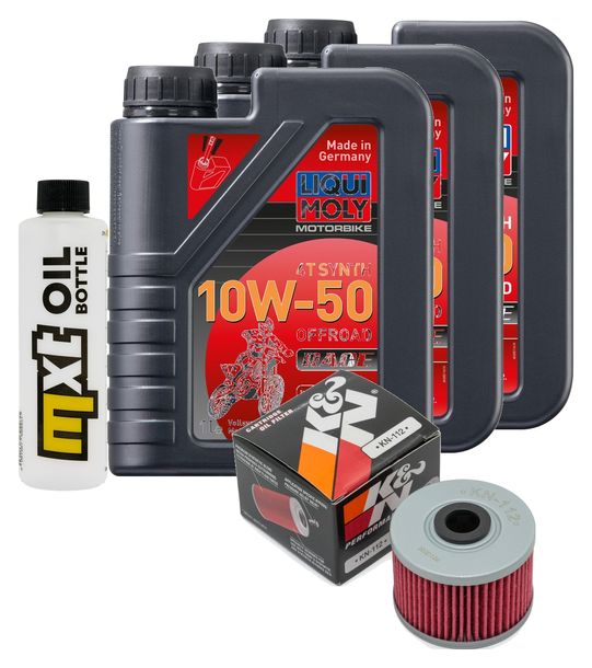 Inspektionspaket 3L 10W-50 + Ölfilter für Honda TRX FW Fourtrax Foreman 400 ccm Bj. 1996 - 1997