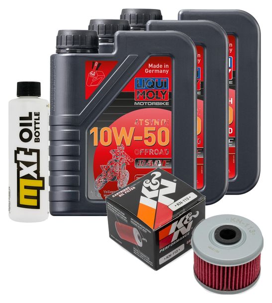Paquete de inspección 3L 10W-50+filtro de aceite para Honda TRX FW Fourtrax Foreman 400 ccm Año 1998 - 2002