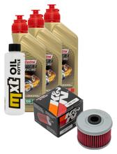Inspektionspaket 3L 10W-50 + Ölfilter für Honda TRX FW Fourtrax Foreman 400 ccm Bj. 1998 - 2002