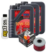 Inspektionspaket 3L 10W-50 + Ölfilter für Honda TRX FW Fourtrax Foreman 400 ccm Bj. 1998 - 2002