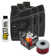 Inspektionspaket 3L 10W-50 + Ölfilter für Honda TRX FW Fourtrax Foreman 400 ccm Bj. 1998 - 2002