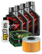 Ensemble d'inspection 4L 5W-40+filtre à huile pour Honda TRX FM Fourtrax FM1 S 420 ccm Année 2010 - 2021