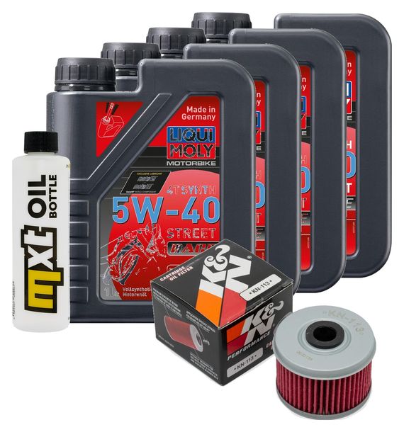 Ensemble d'inspection 4L 5W-40+filtre à huile pour Honda TRX FM1 Fourtrax S 420 ccm Année 2018