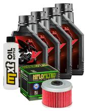 Inspektionspaket 4L 5W-40 + Ölfilter für Honda TRX FM1 Fourtrax S 420 ccm Bj. 2018
