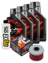 Inspektionspaket 4L 5W-40 + Ölfilter für Honda TRX FM1 Fourtrax S 420 ccm Bj. 2018