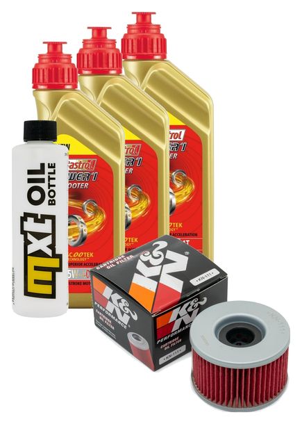 Inspektionspaket 3L 5W-40 + Ölfilter für Honda SXS M2 700 ccm Bj. 2017 - 2021