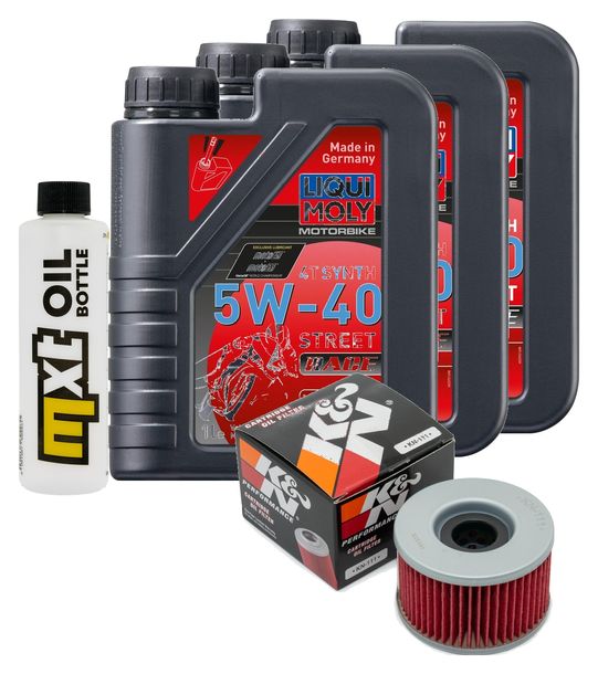Paquete de inspección 3L 5W-40 con filtro de aceite para Honda SXS M2 700 ccm Año 2017 - 2021