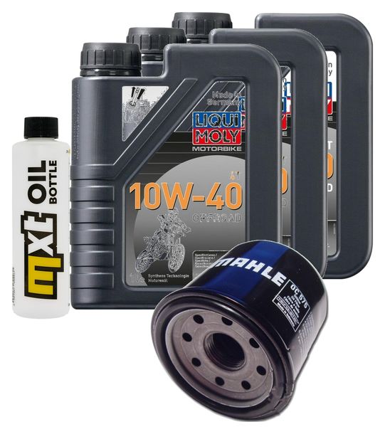 Inspektionspaket 3L 10W-40 + Ölfilter für Honda CB R RA, Yamaha Niken CBR RR Fireblade 850 / 1000 ccm Bj. 2020 - 2022