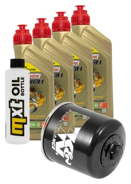 Inspektionspaket 4L 10W-40 + Ölfilter für Honda VT CX CB EX RS 1100 / 1300 ccm Bj. 2016 - 2021