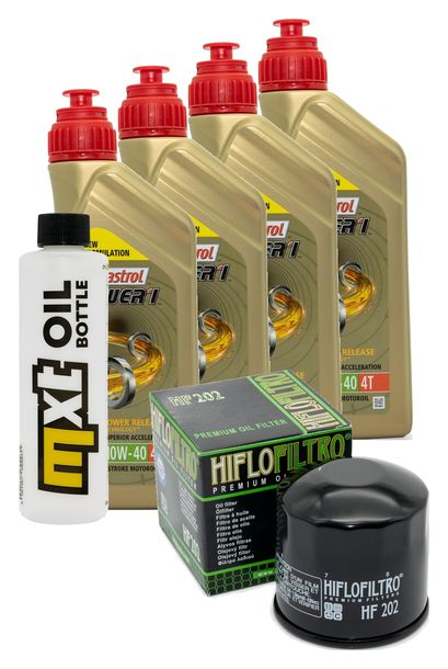 Inspection package 4L 10W-40 + oil filter for Honda VT C Shadow 1100 ccm Year 1988