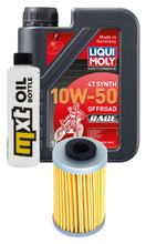 Paquet d'inspection 1L 10W-50+filtre à huile pour Husaberg FE 501 ccm Année 2001 - 2004
