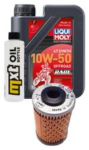 Paquet d'inspection 1L 10W-50+filtre à huile pour Husaberg FE 501 ccm Année 2001 - 2004