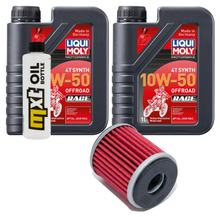 2L 10W-50 Inspection Package+oil filter for Husqvarna SMR SMS4 125 ccm Year 2013