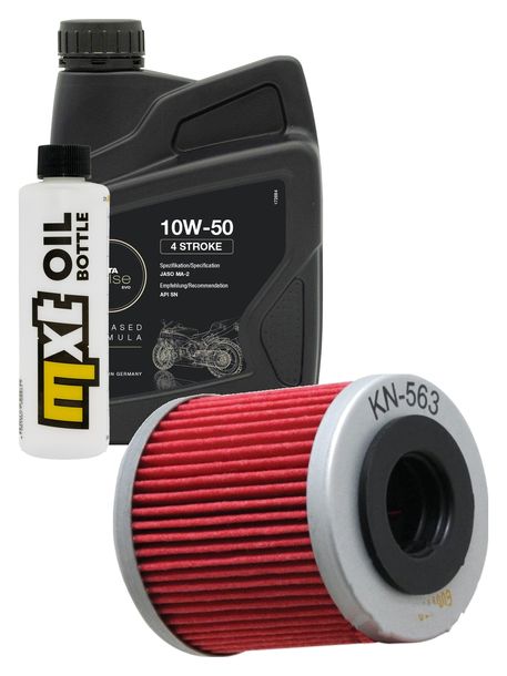 Paquet d'inspection 1L 10W-50+filtre à huile pour Husqvarna TE 310 ccm Année 2010