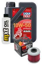 Paquete de inspección 1L 10W-50+filtro de aceite para Husqvarna TE 310 ccm Año 2011 - 2013