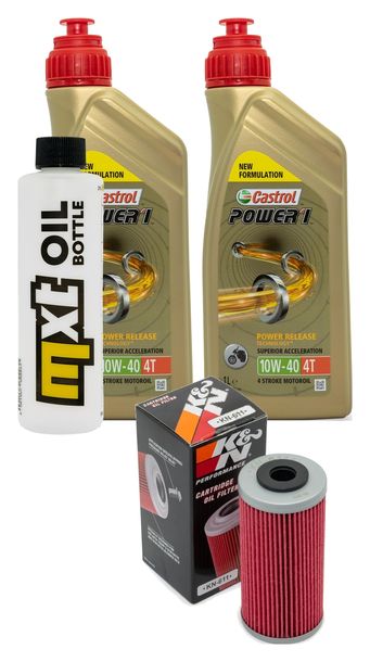 Paquet d'inspection 2L 10W-40+filtre à huile pour Husqvarna SMR 449 ccm Année 2011 - 2012