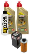 Paquete de inspección 2L 10W-40 y filtro de aceite para Husqvarna SMR 449 ccm Año 2011 - 2012