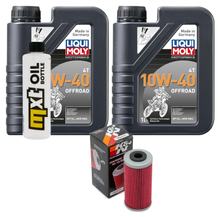 Inspectiepakket 2L 10W-40 + Oliefilter voor Husqvarna SMR 449 ccm Bj. 2011 - 2012