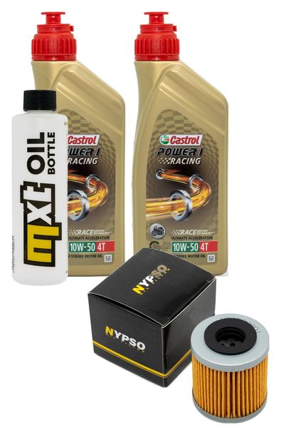 Inspektionspaket 2L 10W-50 + Ölfilter für Husqvarna TE 510 511 ccm Bj. 2012