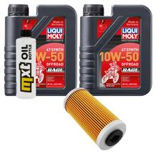 Inspektionspaket 2L 10W-50 + Ölfilter für Husqvarna TE 510 511 ccm Bj. 2012