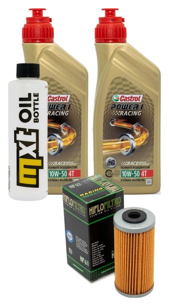 Inspektionspaket 2L 10W-50 + Ölfilter für Husqvarna TE 510 511 ccm Bj. 2013