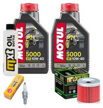 Paquete de inspección 2L 10W-40 + filtro de aceite + 1x bujía para Hyosung GT R Pro Comet 125 ccm Año 2006
