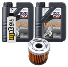 Paquete de inspección 2L 10W-40 + filtro de aceite + 1x bujía para Hyosung GT R Pro Comet 125 ccm Año 2006